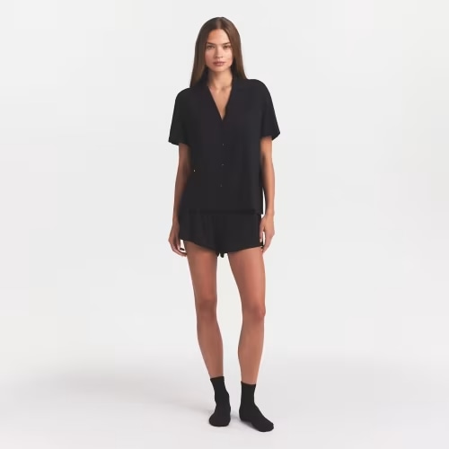 SOFT LOUNGE ROBE | ONYX | SKIMS Small