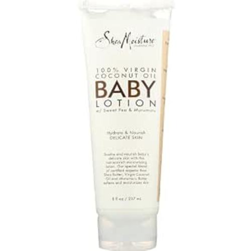 Shea Moisture 100 Percent Virgin Coconut Oil Baby Lotion for Kids - 8 Oz Body Lotion, 8 Ounce
