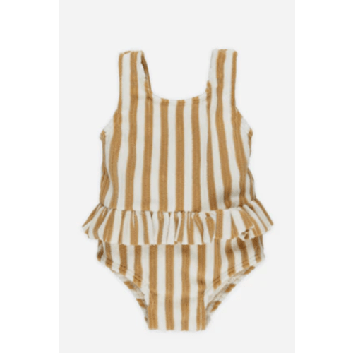Skirted One-Piece || Marigold Stripe – Rylee + Cru