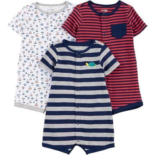 Simple Joys by Carter's Baby 3-Pack Snap-up Rompers