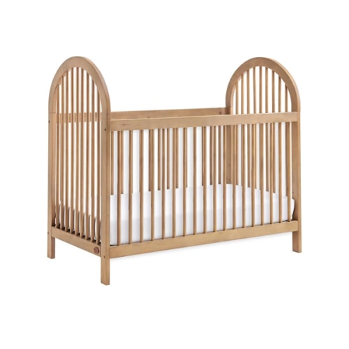 Soho Baby Everlee 3-in-1 Island Crib, Honey Wood