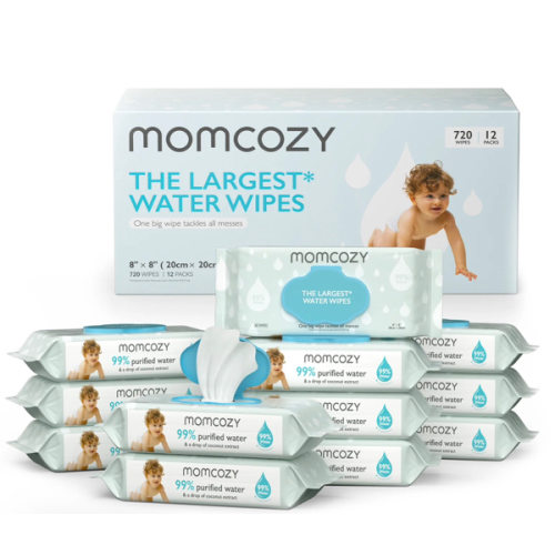 Momcozy Extra Large Baby Wipes for Babies and Kids - Unscented, Cleansing, and Moisturizing Infant Wipes - Safe and Gentle for Baby’s Sensitive Skin - Perfect Portable Gift for Moms and Convenient Travel Companion for Families-B - TikTok Shop