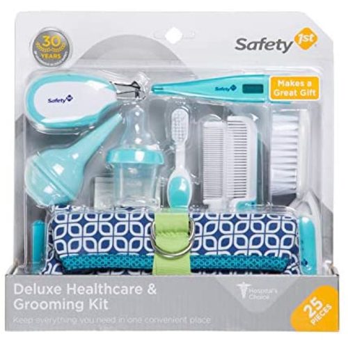 Safety 1st Deluxe 25-Piece Baby Healthcare and Grooming Kit (Arctic Blue)