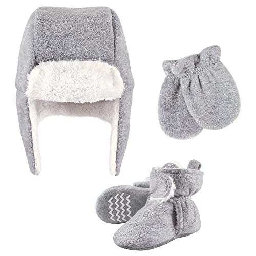 Hudson Baby Baby Hudson Baby Unisex Baby Trapper Hat, Mitten and Bootie Set