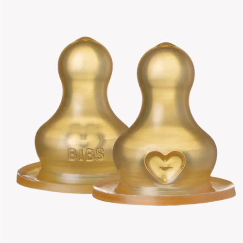 BIBS Bottle Latex Nipple 2 Pack | Natural & Anti-Colic – Bibsworld store US