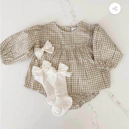 Gingham Cotton Set
