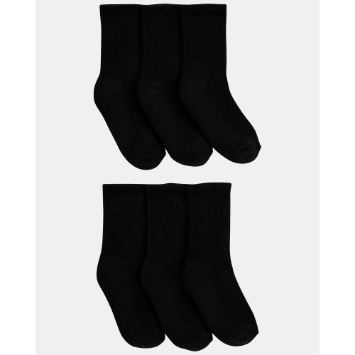 Toddler Boy 6-Pack Crew Socks - Black - Carter's | Carter's