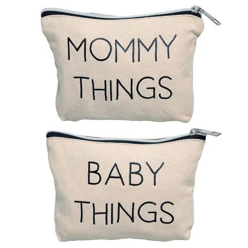Pearhead Unisex, Mommy and Baby Travel Pouch, 2 Count (Pack of 1)