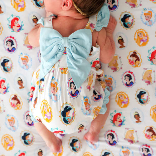 Disney Princess Portraits Bow Back Bubble Romper