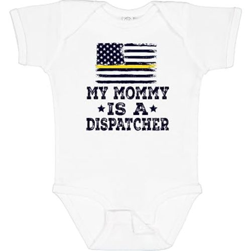 inktastic Dispatcher Mom Emergency Baby Bodysuit
