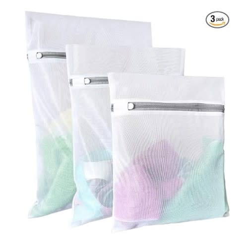 Lingerie Bags for Washing Delicates,Small Fine Mesh Laundry Bags,3Pcs(1 Large,1 Medium,1 Small)