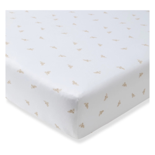 Golden Bee Organic Cotton Fitted Crib Sheet Hummus
