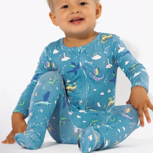 Dragon Dreams Bamboo Convertible Footie