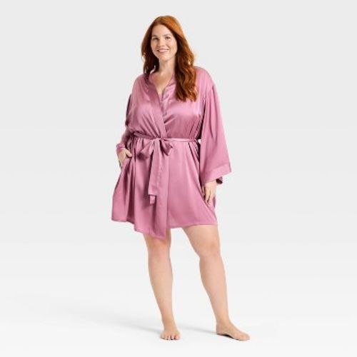 Women's Short Satin Robe - Auden™