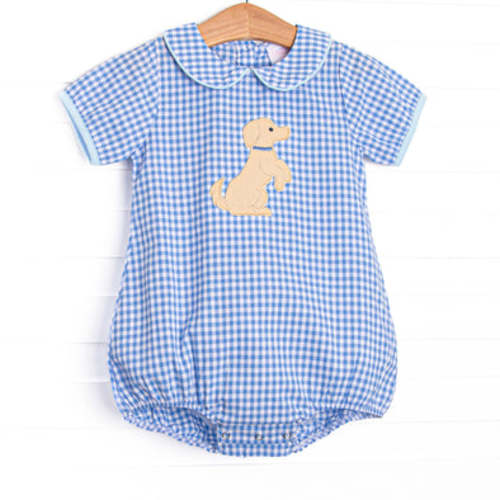 Sit, Stay, Play Applique Bubble, Blue – Stitchy Fish