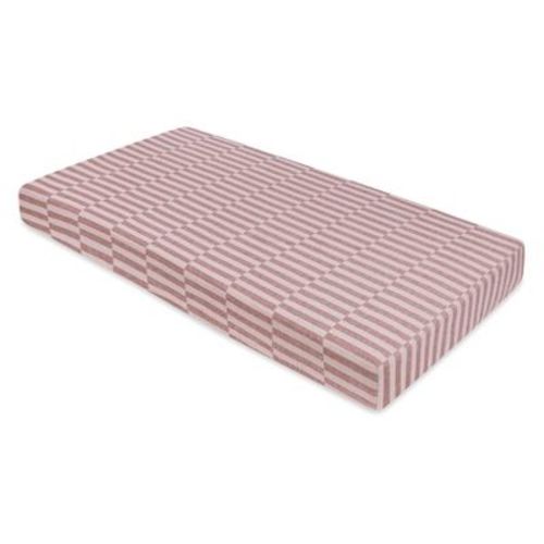 Babyletto Muslin Crib Sheet - Maroon Stripe