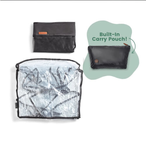 Double Stroller Rain Cover and Bug Net Set | Bombi Gear