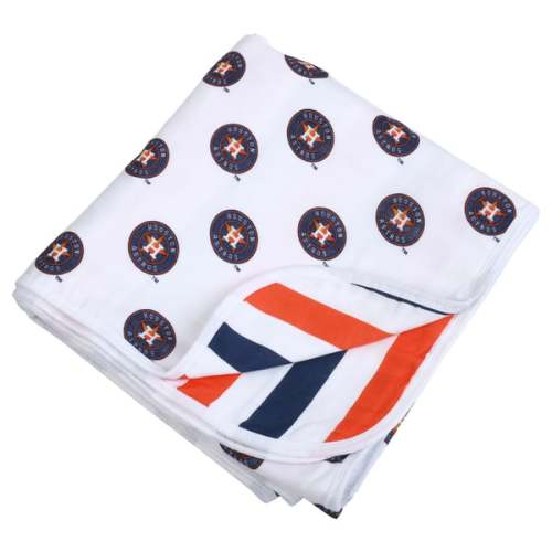 Infant Houston Astros Three Little Anchors 47" x 47" Muslin 4-Layer Blanket