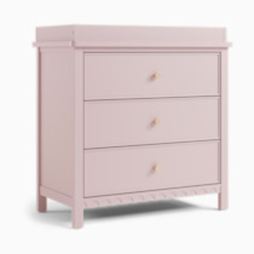 Graco Sasha 3 Drawer Chest with Changing Topper - Blush