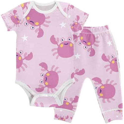 Baby Clothes Set Infant Bodysuits Pants Sets 0-24M For Boys Girls