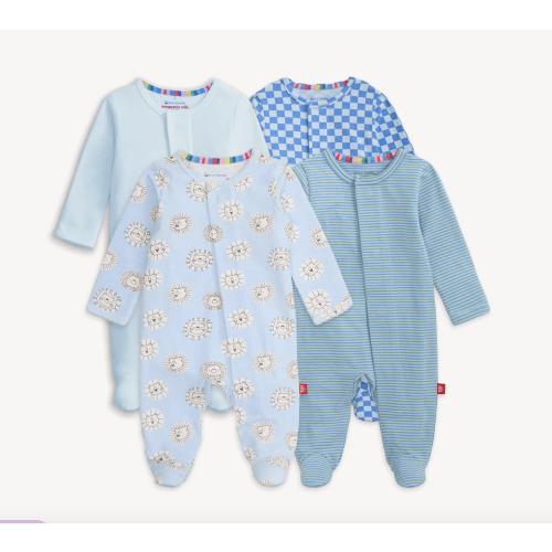 Magnetic 4-Pack Footie (Size: 6m-9m) – Magnetic Me