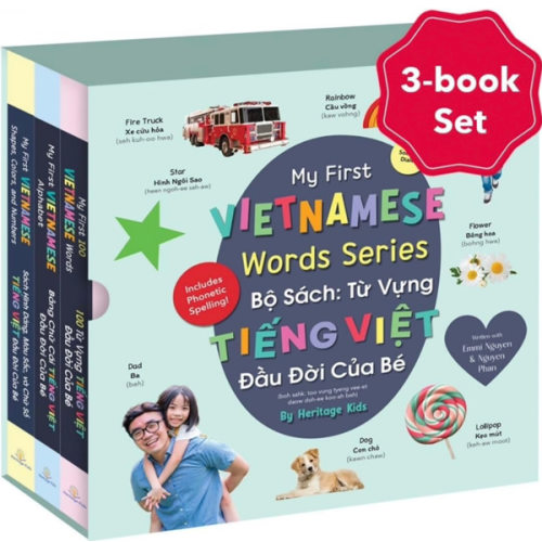 My First Vietnamese Words Series By Heritage Kids Press, Southern Saigon Dialect, Vietnamese Children Book, Baby Book for Kids, Vietnamese Books For Toddlers