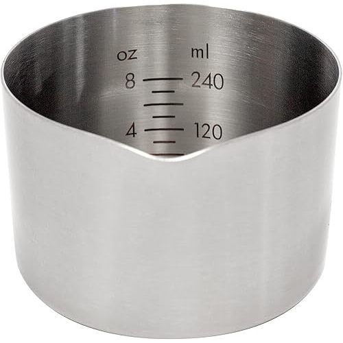 Boon Tempro Stainless Steel Replacement Cup with Lid - Milk Cup Compatible with Boon Tempro Bottle Warmer - Baby Bottle Feeding Accessories - 8 Ounces