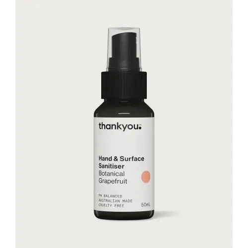 Thank you. | Hand & Surface Sanitiser | 50mL