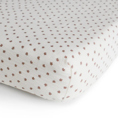 Mushie Extra Soft Muslin Crib Sheet – Babyletto - Bloom