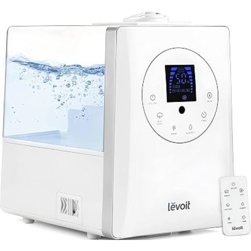 Levoit Humidifiers for Bedroom Large Room Home, Warm and Cool Mist, White