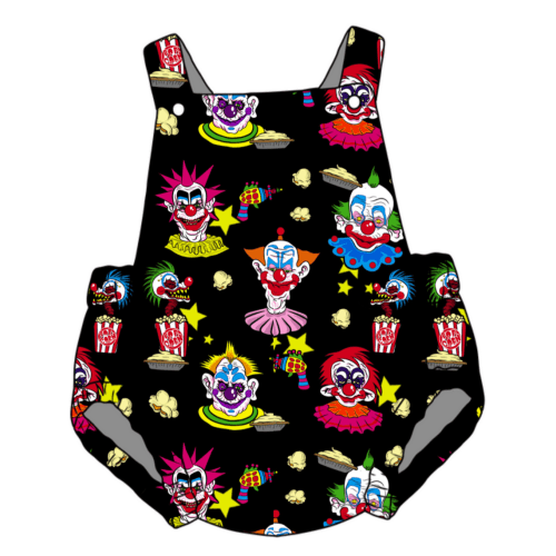 Clowns Black Unisex Baby Romper – Kitten Frostt