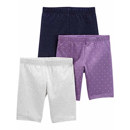 Simple Joys by Carter's Babies, Toddlers, and Girls' Bike Shorts, Pack of 3
