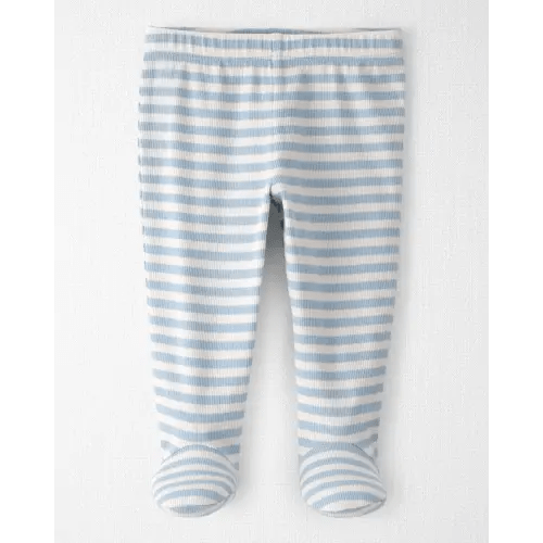 Baby Organic Cotton Footed Pants in Stripes - Little Planet | Carter's