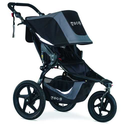 BOB Revolution Flex 3.0 Single Jogging Stroller - Graphite Black