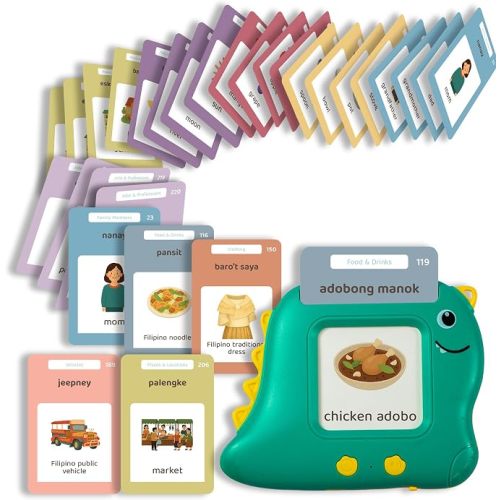 Monkey & Bananas | Tagalog English Talking Flash Cards Toy
