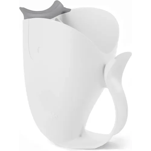 Skip Hop Baby Bath Rinse Cup MOBY Tear-free Waterfall Rinser White Age 0+