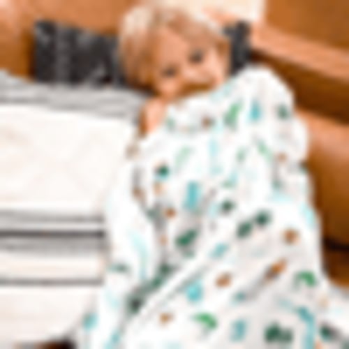 Oyster Baby Muslin Swaddle & Burp Cloth | Save 10%
