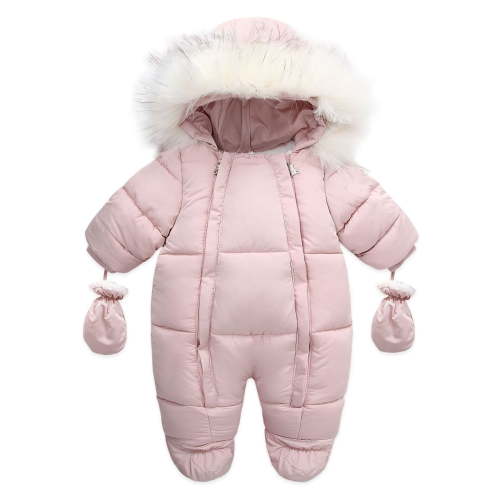 KTMKH Baby Girl Boy Coat Winter Snowsuit Toddler Jacket Clothes Zipper Jumpsuit Hooded Snow Wear Coat Outwear Jackets Outwear For 0-6 Months