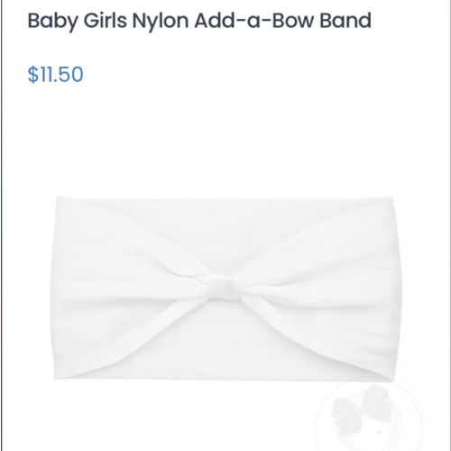 Baby Girls Nylon Add-a-Bow Band