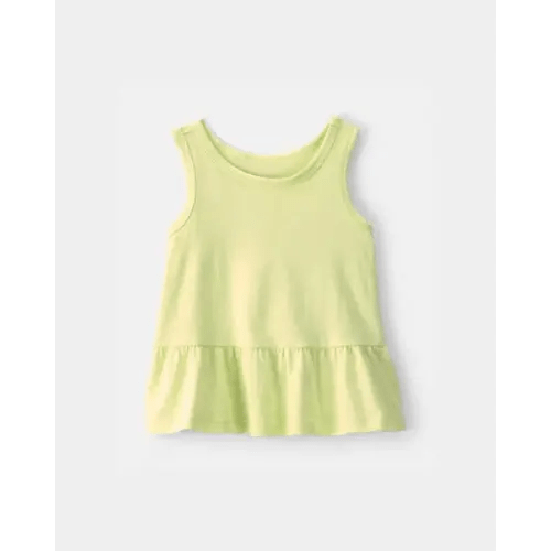 Baby Girl Peplum Tank Top - Green | Carter's