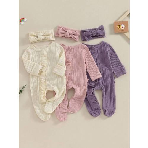 Newborn Baby Boy Girl Fall Winter Clothes Long Sleeve Fish Print Zipper Jumpsuit Romper One Piece Outfit 0-12M | SHEIN USA