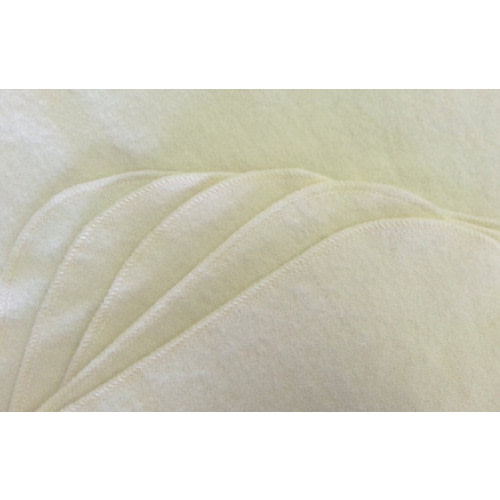 PUDDLE PAD / burp cloth - Natural Eco-Wool - small, medium, bassinet, changing table, crib sizes - KellyGreenOrganic Bed Bath Home & Baby