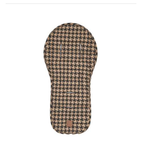Black Houndstooth Universal Linen Pram Liner