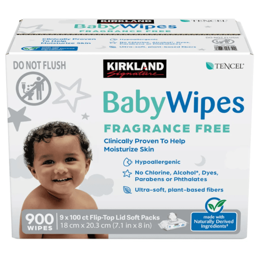 Kirkland Signature Baby Wipes Fragrance Free, 900-count | Costco