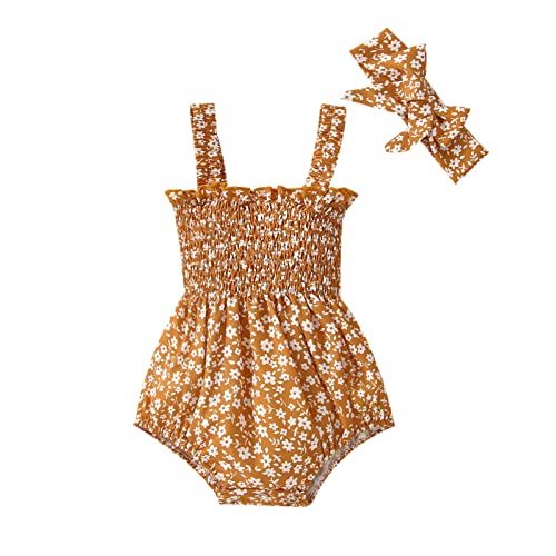 Baby Girls Summer Denim Romper Clothes Dress Newborn Onesie Sunsuit 3 6 9 12 18 Months One-Piece Jumpsuits Outfits