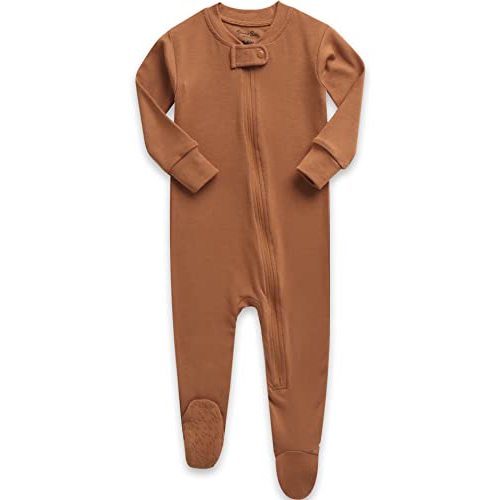 6-9month | VAENAIT BABY Preemie Infant Boys Girls Footie Pajama Footed Sleep and Play Premium Modal Pajamas