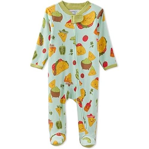 3-6 month unisex-baby Scout Sleep & Play 100% Organic Cotton Footed Zip Front Sleeper Pajamas for Baby Boys