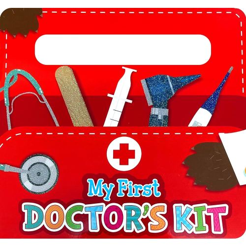 My First Doctor's Kit - Children's Sensory Touch and Feel Board Book with Handle
