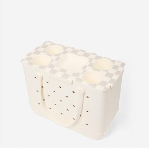 Top o' the Bogg to Ya - Checkered Coconut/ Mushroom – BOGG BAG