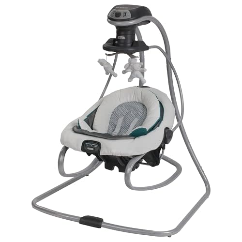 Graco DuetSoothe Swing and Rocker with Removable Swing Seat and 6 Swinging Speeds for Toddler Swing Seat and Swing Chair